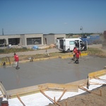 Finální úpravy betonu