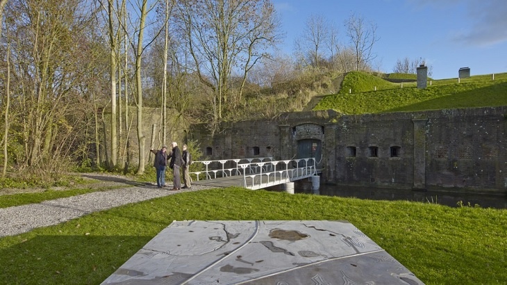Holandská obranná pevnost vystupuje po stoletích na povrch