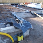 Zakládání a podlaha na terénu stavby - Skotsko (Foto: Podlena)