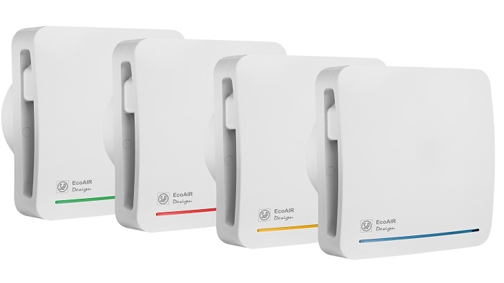 ECOAIR Design Ecowatt pro odvětrání koupelen a sociálních zařízení ECOAIR Design Ecowatt pro odvětrání koupelen a sociálních zařízení