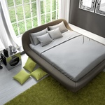 Čalouněná postel s úložným prostorem Miotto Zarra, zdroj: Casamoderna