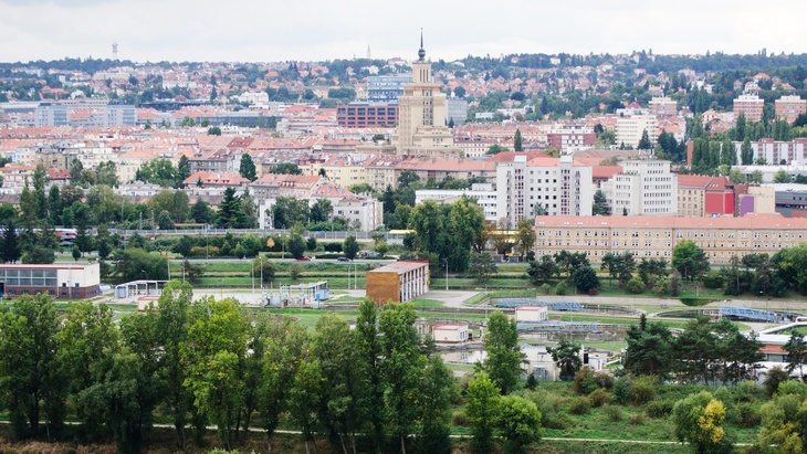 Panorama městské části Dejvice, zdroj: fotolia.com © Sarka Praha, Dejvice