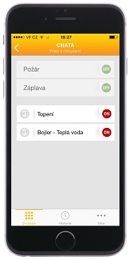 Chcete na dálku zapnout topení? Stačí vám k tomu jediný stisk tlačítka v aplikaci MyJABLOTRON.