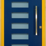 Dřevohliníkové vchodové dveře Aride - konstrukce trend