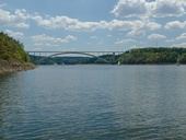 Přehrada Orlík, most