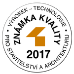 Známka kvality VÝROBEK – TECHNOLOGIE pro stavitelství a architekturu 2017 za litý cementový potěr CEMFLOW, Českomoravský beton, a. s.