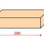Čisté rozměry plné cihly pálené jsou 65 * 140 *290, skladebné rozměry se započítáním tloušťky spáry (1 cm, tzn. 5 mm na každou stranu) 75 * 150 * 300 – všimněte si, že rozměry jsou vzájemné násobky, díky tomu je cihlu možné skládat do různých vazeb