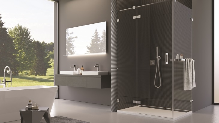 PUR designové zástěny se širokým vstupem PUR designové zástěny se širokým vstupem