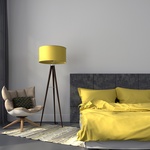 Žlutá a šedá trendy v interiéru foto zdroj:Renolit