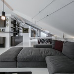 P-House: práce se světlem proměnila podkrovní apartmán v Římě Foto:  Luigi Filetici   / http://www.luigifiletici.com/