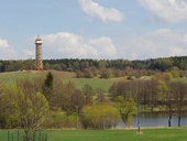 Rozhledna, nejvyšší z dřevěné kulatiny, Bohdanka