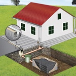 Nádrž pro zajištění akumulace dešťové vody