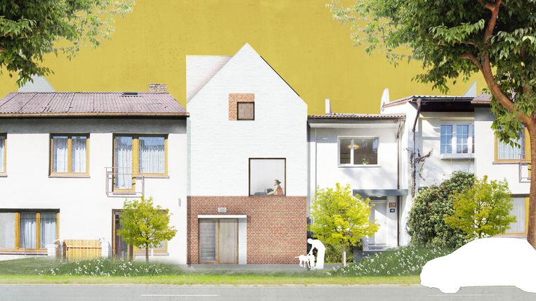 Dům v konceptu soutěže „e4 – cihlový dům budoucnosti“ dokazuje, že žít prostorně v domě s vysokým energetickým standardem a vlastní identitou je možné i na minimálním půdorysu
