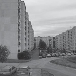Koncepce úprav sídliště Spořilov v Jilemnici - uspořádání vnitrobloků s otevřeným garážovým parkingem. M. Kohout, D. Tichý, F. Tittl, Š. Doležalová; UNIT architekti / Centrum kvality bydlení 2015