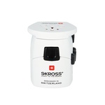 SKROSS cestovní adaptér PRO World, 6.3 A max., uzemněný, vč. adaptéru pro ostatní vidlice, univerzální pro celý svět