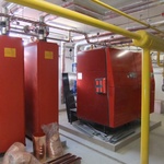 Hoval Modul Plus, ohřívač teplé vody a dvojkotel Hoval UltraGas 1150