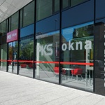 PKS okna s novým showroomem na Rohanském nábřeží v pražském Karlíně