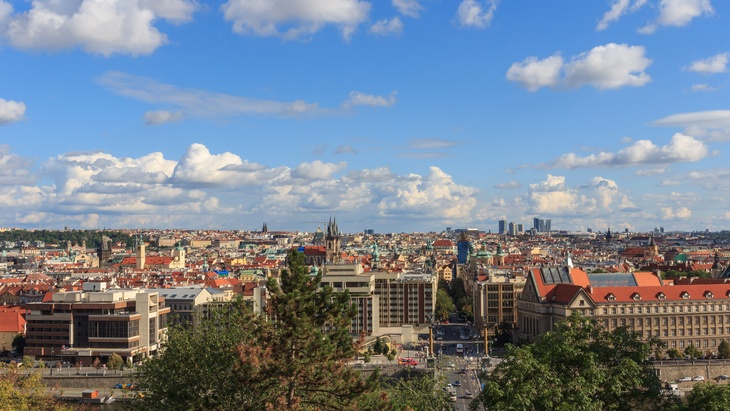 Praha zástavba revoluční
