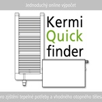 Pomocí KermiQuickfinder stanovíte topné zatížení místnosti na základě typu domu, velikosti místnosti a zdroje tepla a následně správné rozměry radiátorů