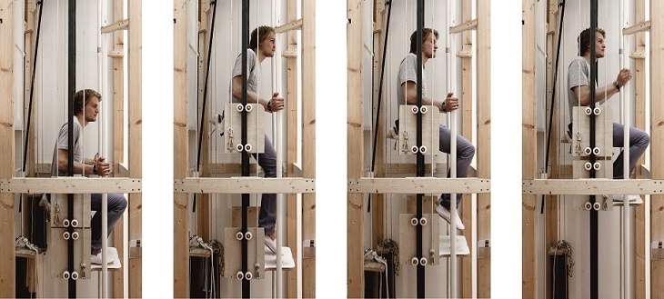 Schodiště nebo výtah? S Vertical Walking se dostanete vzhůru vlastní silou bez námahy Schodiště nebo výtah? S Vertical Walking se dostanete vzhůru vlastní silou bez námahy