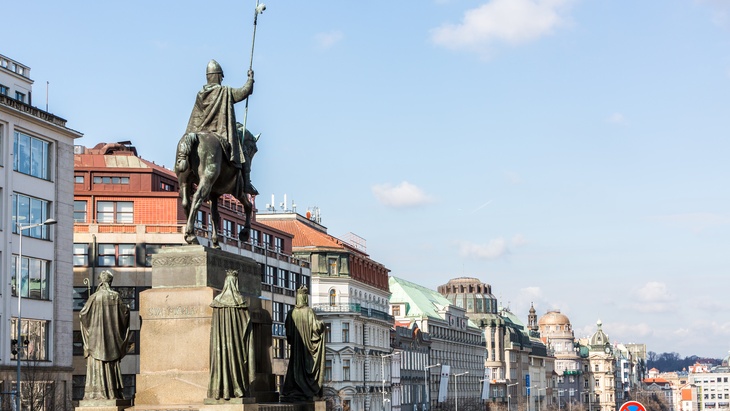 Začaly přípravné práce pro novostavbu na Václavském náměstí