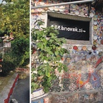 Metelkova City  /   Všehochuť artefaktů  /   Fasáda jakákoliv, jen ne tradiční   /   „Mozkomorové“ Zdroj: Ing. arch. Petr Brandejský