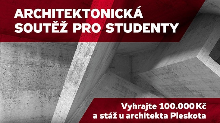Studenti architektury budou soutěžit o 350 tis. korun a stáž u architekta Josefa Pleskota Studenti architektury budou soutěžit o 350 tis. korun a stáž u architekta Josefa Pleskota