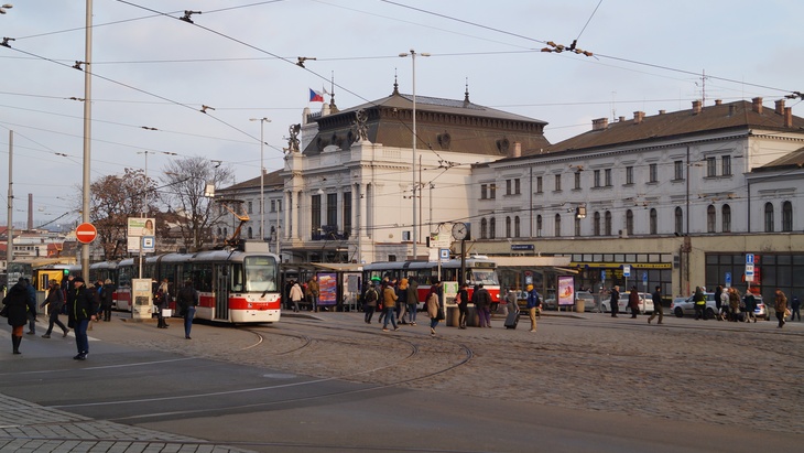 Současné nádraží Brno, Foto: Ing. Jan Krmaš