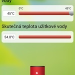 On-line ovládání vytápění tabletem nebo chytrým telefonem odkudkoliv na světě Zdroj: Mastertherm