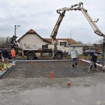Betonování za pomoci pumpy