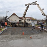 Betonování za pomoci pumpy