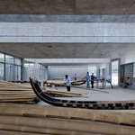 Architektonicky zdařilou továrnu na zpracování bambusu postavili z betonu Foto:  Su Shengliang