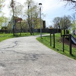 Příkladem realizace drenážního betonu je městský park Gaštanica v Bratislavě