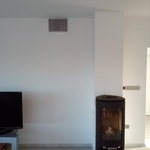 Systém řízeného větrání s rekuperací a vytápění pomocí vzduchotechniky DUPLEX RB4-EC 650/350 v rodinném domě (Olomoucký kraj)