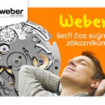 Weber šetří čas