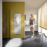 připojovací sada x-link – spojení podlahového vytápění spolu s designovým radiátorem.