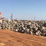 Drticí přístroje společnosti MB při budování Mezinárodní zóny volného obchodu v Djibouti