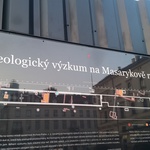 Archeologický výzkum u Masarykova nádraží, v místě projektu Penty Real Estate