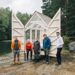 Dřevěná chata se stěnami z plexiskla umožní dokonalé spojení s přírodou Foto: Jeanna Berger