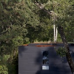 Dům vklíněný mezi stromy má tři větve s ojedinělými výhledy Foto:  Sandra Pereznieto
