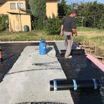 Lepení hydroizolace