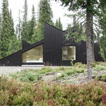 Šikmá střecha soběstačné chaty slouží k sáňkování Foto: Rasmus Norlander, Einar Elton