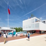 Modulární český pavilon EXPO 2015 oceněný bronzovou medailí za architekturu, Miláno Itálie