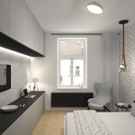 obr.12 - Dětský (hostinský) pokoj zdroj: Ateliér SLIM