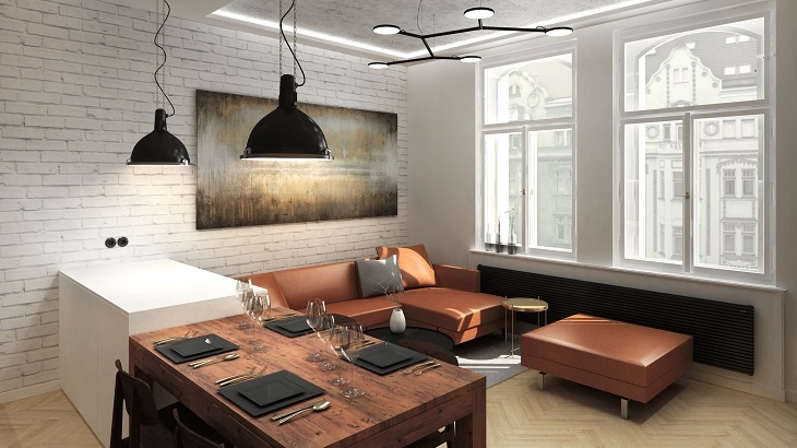 Rekonstrukci pražského bytu plánovali a realizovali společně s architekty Rekonstrukci pražského bytu plánovali a realizovali společně s architekty