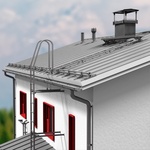 Komplexní systém Lindab Safety pro bezpečnost na střechách © Lindab