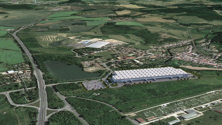 Vizualizace nového průmyslového parku Panattoni Park Teplice South Vizualizace nového průmyslového parku Panattoni Park Teplice South