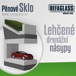 Lehčené drenážní násypy