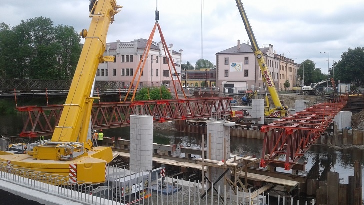 Výstavba protipovodňové ochrany Olomouce jede podle plánu Výstavba protipovodňové ochrany Olomouce jede podle plánu