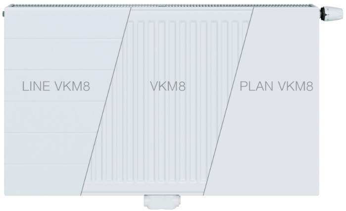 Obr. 7 Designové varianty těles RADIK VKM8